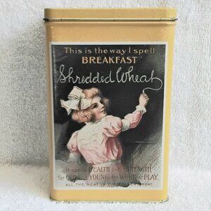 Vintage Nabisco Shreaded Wheat Collector's Tin!!